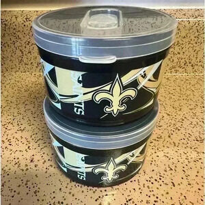 New Orleans Saints Plastic Containers
